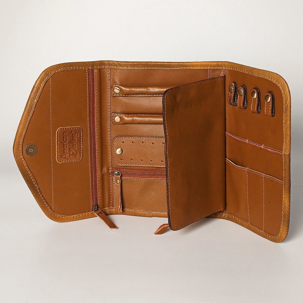 American Darling Jewelry Case Hair-On Genuine Leather