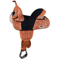 15 In Hilason Western Horse Saddle Treeless Trail Barrel Leather Oiled