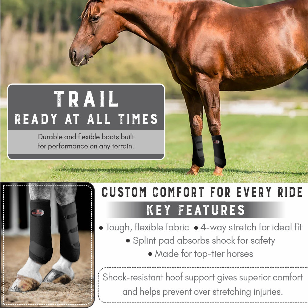 Hilason Horse Medicine  Sports Boots Front Leg Protective