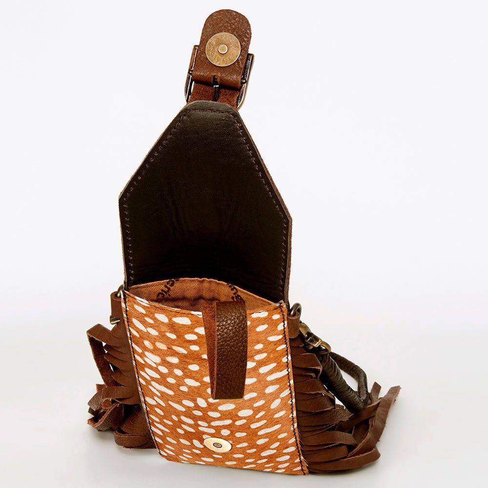 American Darling Cell Phone Holder Hair-On Genuine Leather