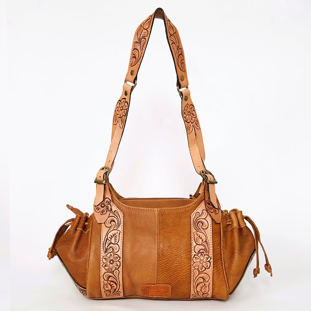 American Darling Hobo Hand Tooled Hair-On Genuine Leather