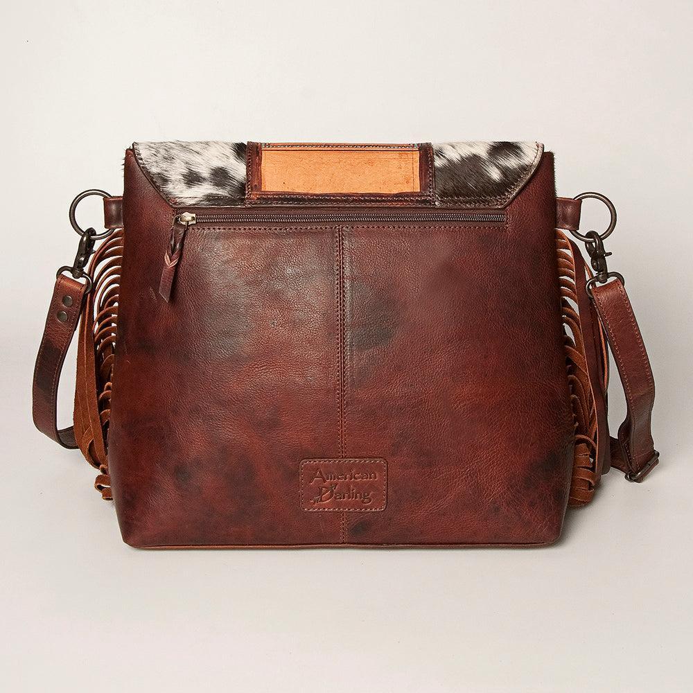 American Darling Hand-Tooled Hair-On Crossbody