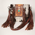 American Darling Hand-Tooled Hair-On Crossbody
