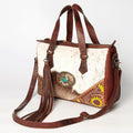 American Darling Saddle Blanket & Hair-On Leather Briefcase