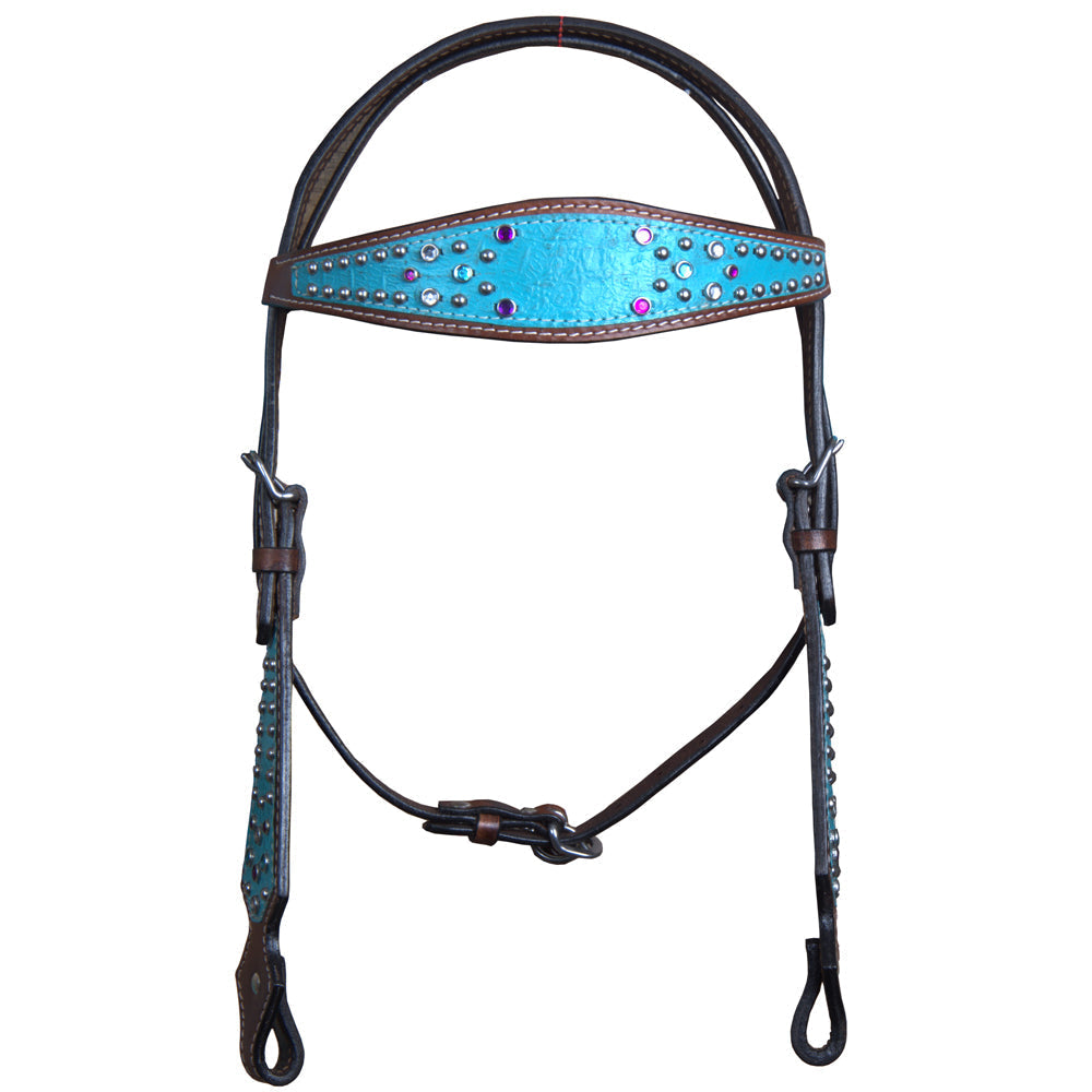 HILASON Western Horse One Ear Headstall Tack Bridle American Leather | Headstall for Horses Western | Horse Headstall | Western Headstalls for Horses | Headstalls for Horses | Western Headstall