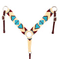 Hilason Horse 100% Wool Breast Collar Woven Off White