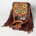 American Darling Messenger Hand Tooled Genuine Leather