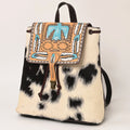 American Darling Hand Tooled Hair-On Genuine Leather