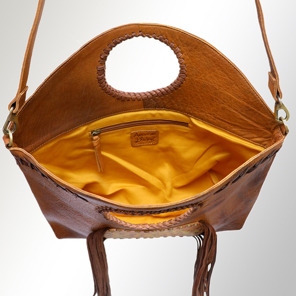 American Darling Genuine Leather Bucket Bag