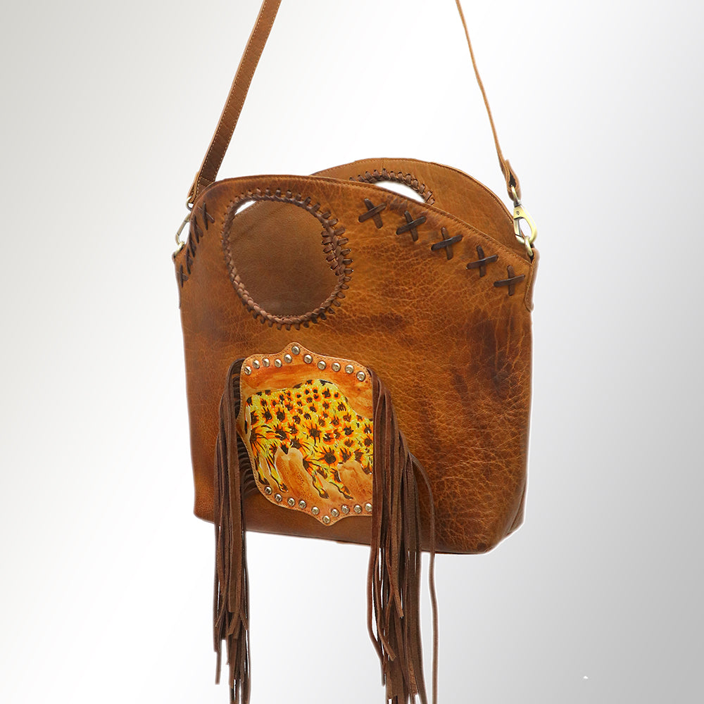 American Darling Genuine Leather Bucket Bag