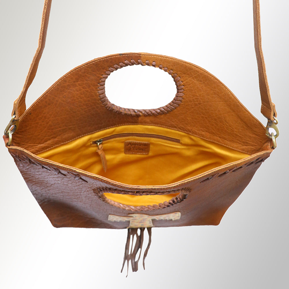American Darling Genuine Leather Bucket Bag