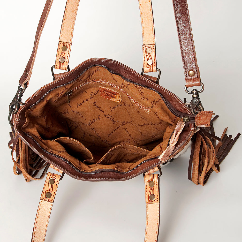 American Darling Tote Hair-On Genuine Leather