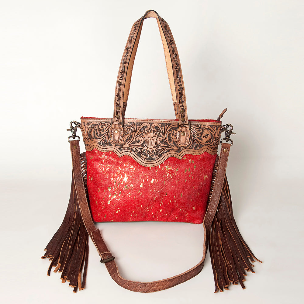 American Darling Tote Hair-On Genuine Leather