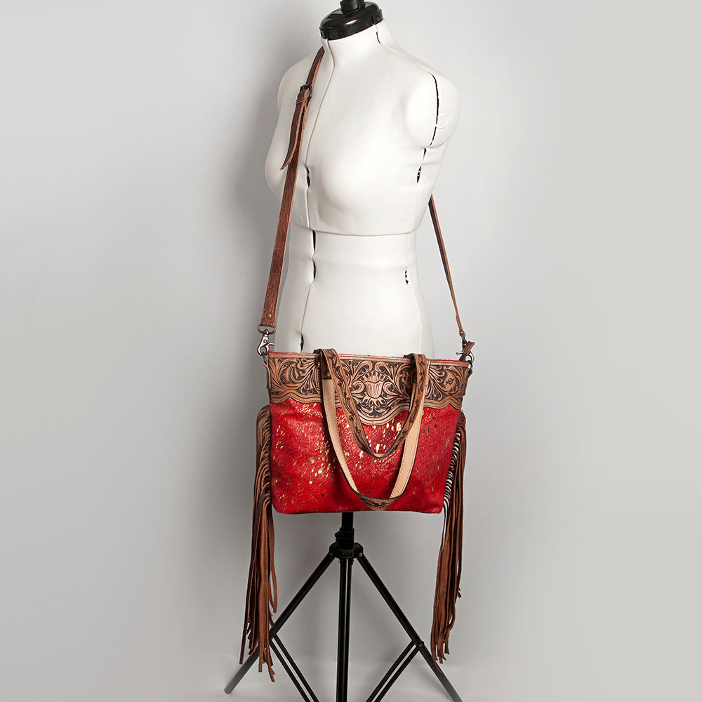 American Darling Tote Hair-On Genuine Leather