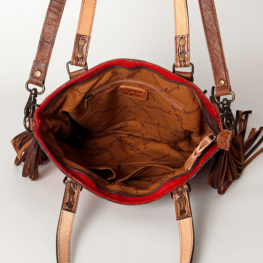 American Darling Tote Hair-On Genuine Leather