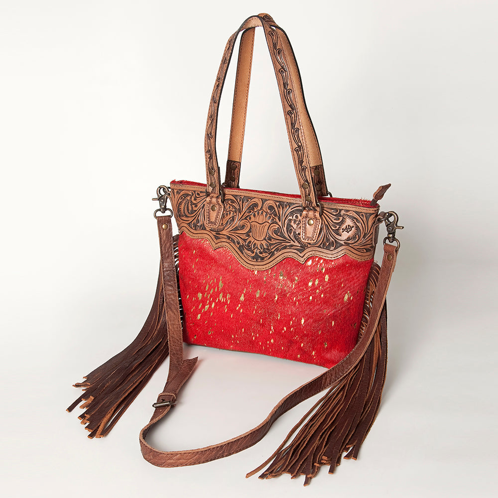 American Darling Tote Hair-On Genuine Leather