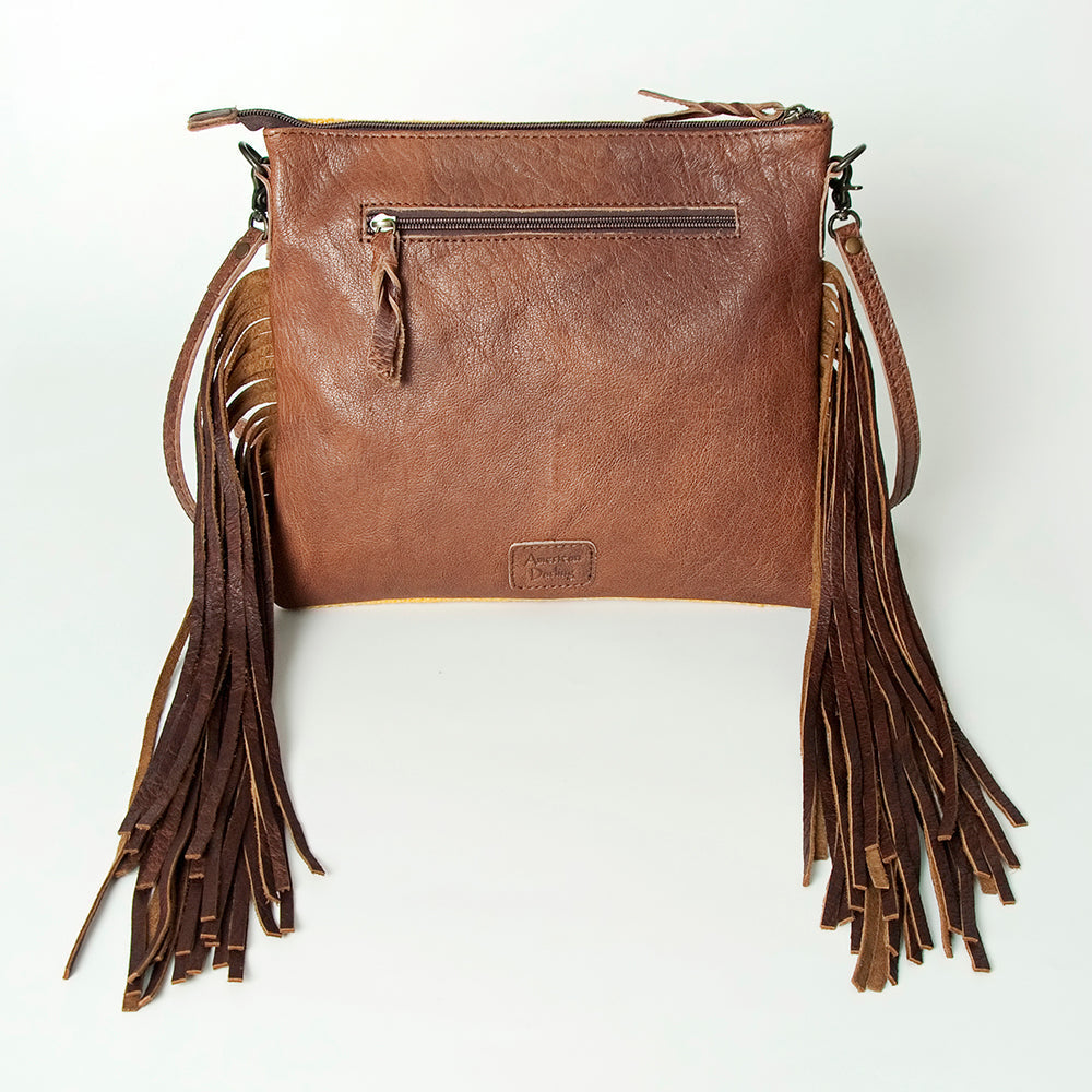 American Darling Crossbody Saddle Blanket Genuine Leather