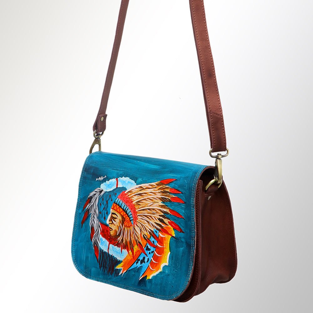American Darling Messenger Genuine Leather