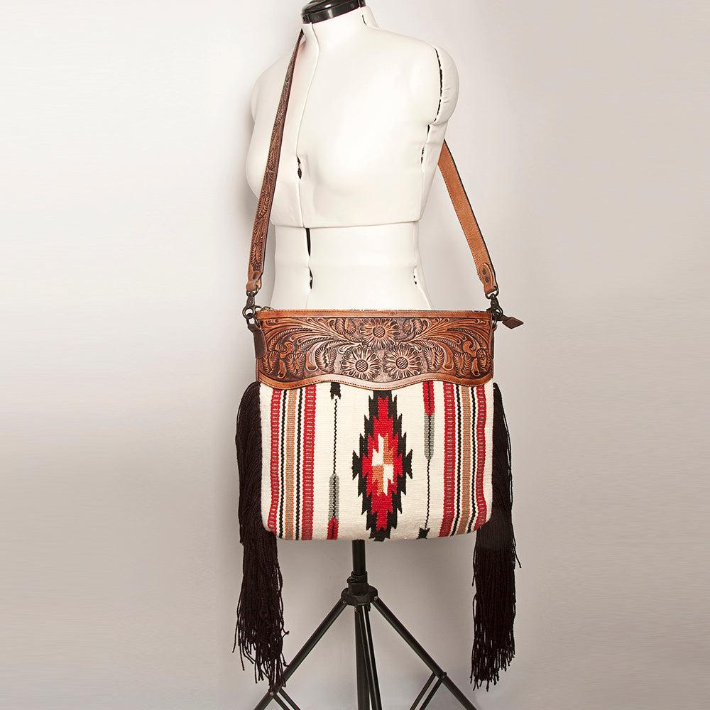 American Darling Tooled Saddle Blanket Large Crossbody