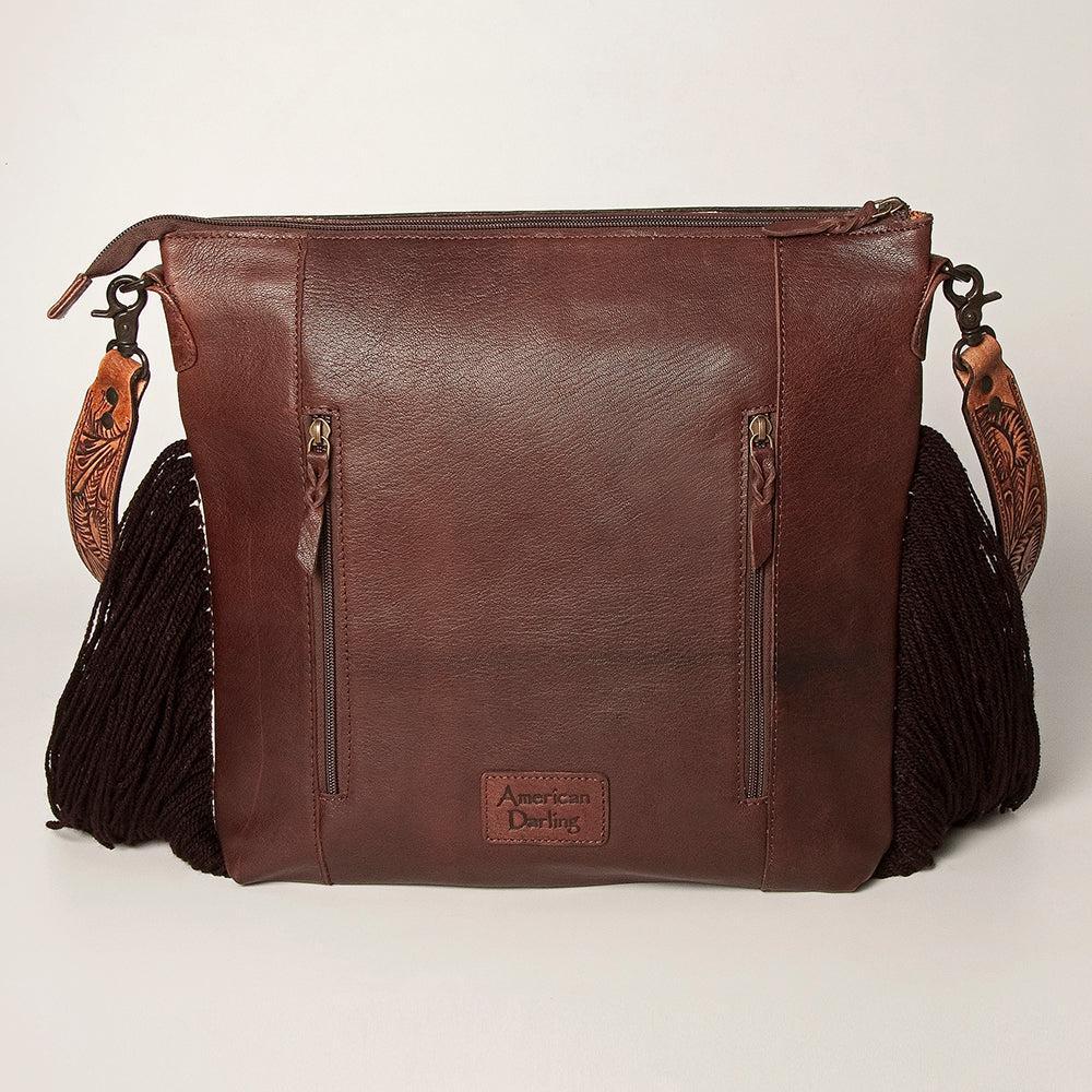 American Darling Tooled Saddle Blanket Large Crossbody