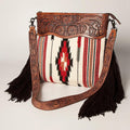 American Darling Tooled Saddle Blanket Large Crossbody