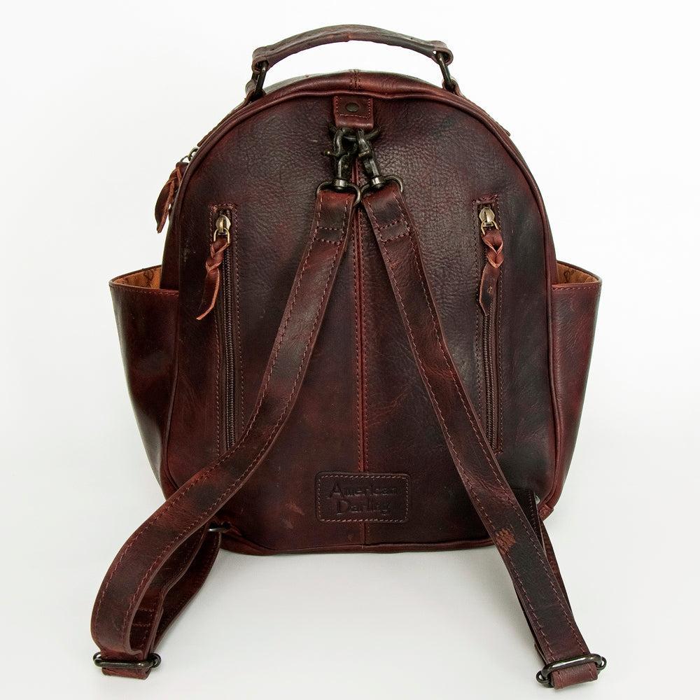 American Darling Saddle Blanket Leather Backpack