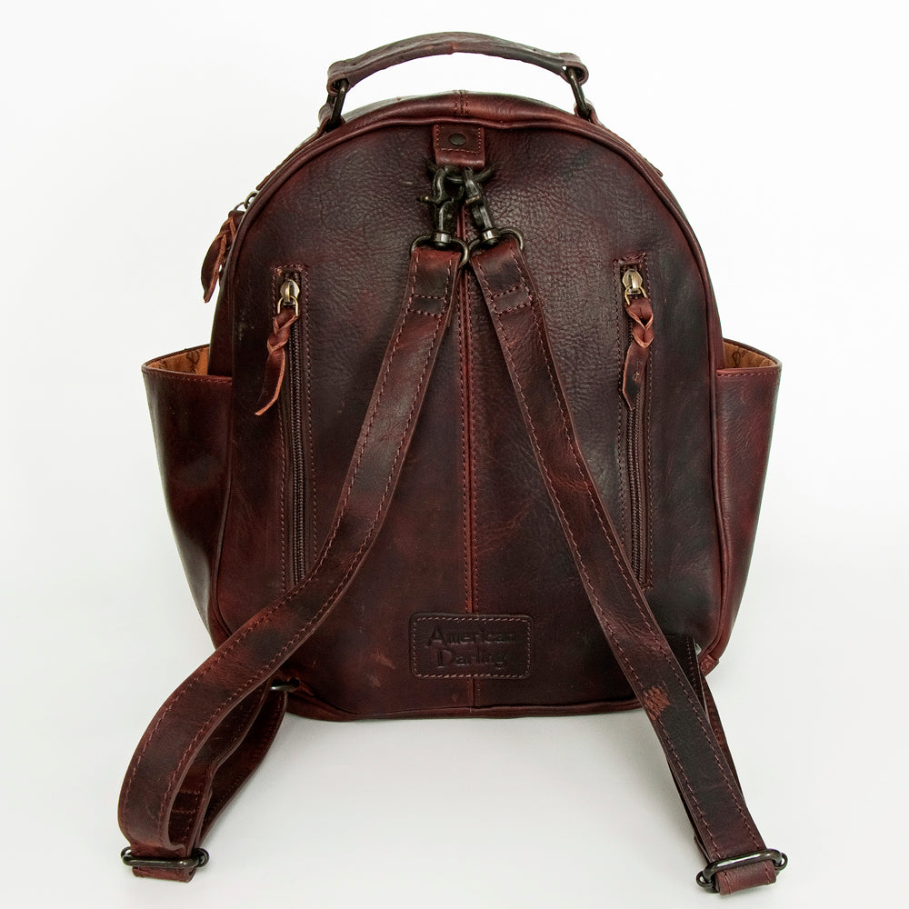American Darling Backpack Saddle Blanket Genuine Leather Women Bag Western Handbag Purse