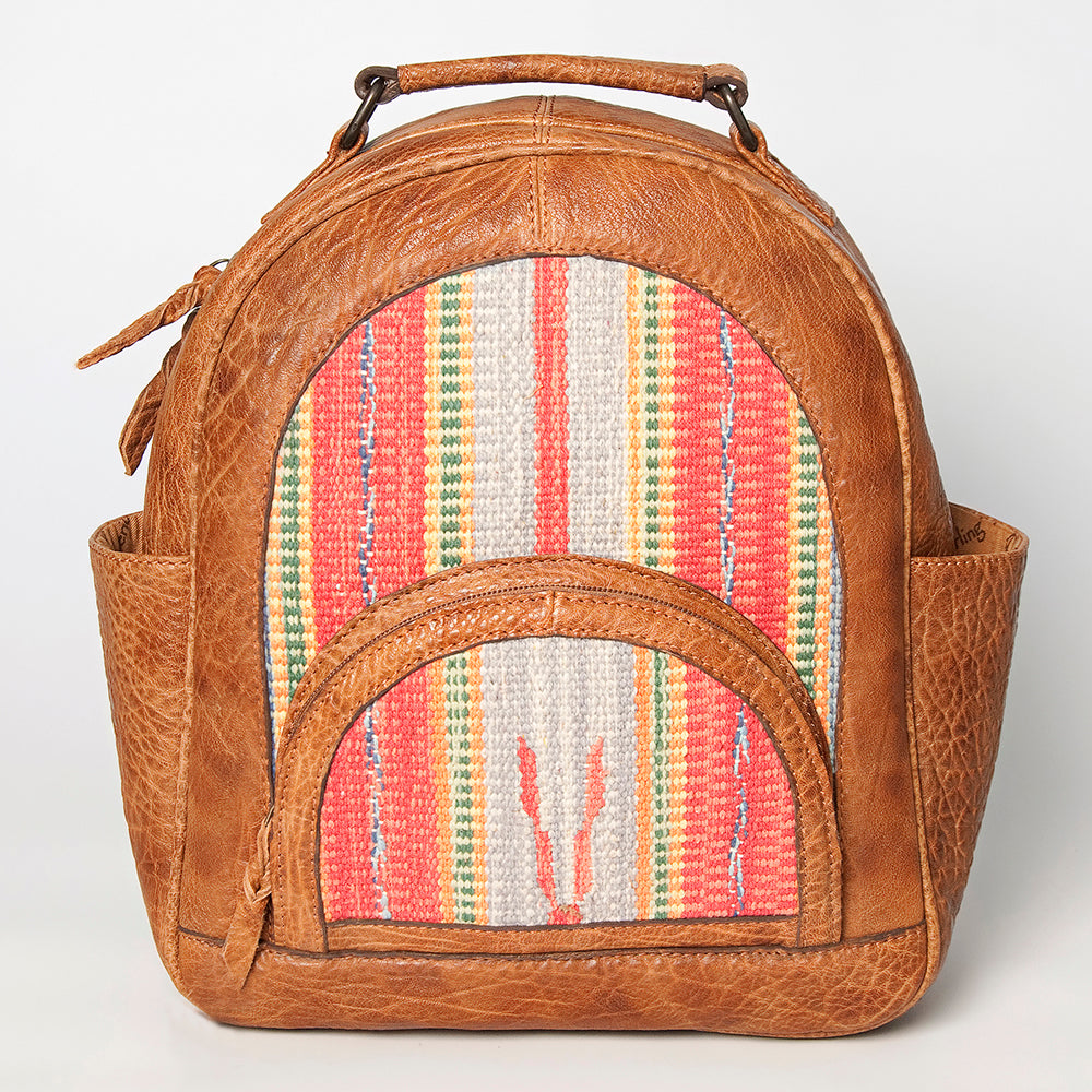 American Darling Backpack Saddle Blanket Genuine Leather Women Bag Western Handbag Purse
