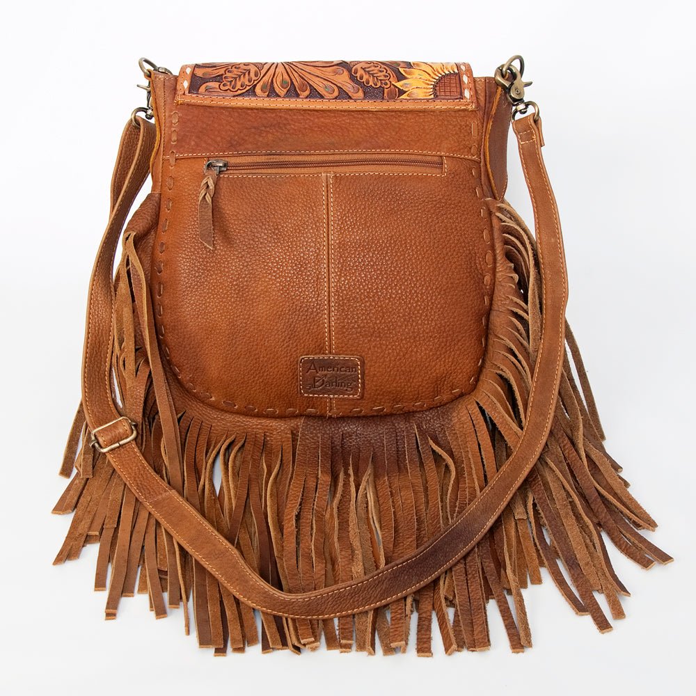American Darling Hand Tooled Genuine Leather