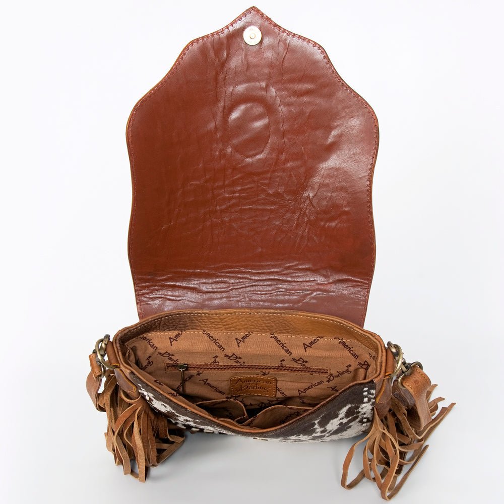 American Darling Large Crossbody Hand Tooled Genuine Leather