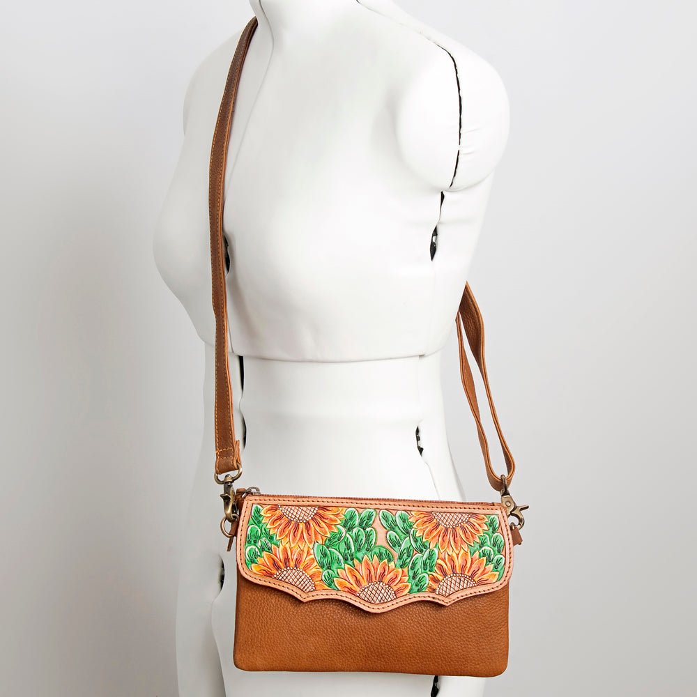 American Darling Hand Tooled Genuine Leather