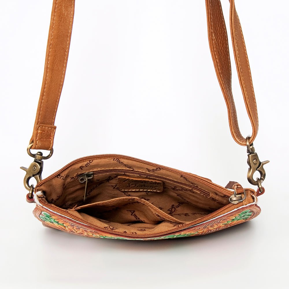 American Darling Hand Tooled Genuine Leather