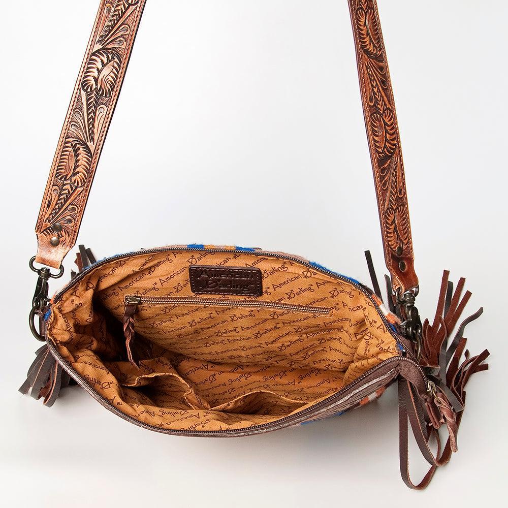 American Darling Signature Saddle Blanket Leather Crossbody