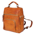 Never Mind Backpack Vintage Handmade Genuine Cowhide Leather