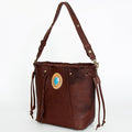 American Darling Bucket Full Grain Genuine Leather Western Women Bag Handbag Purse | Travel Bags College Casual