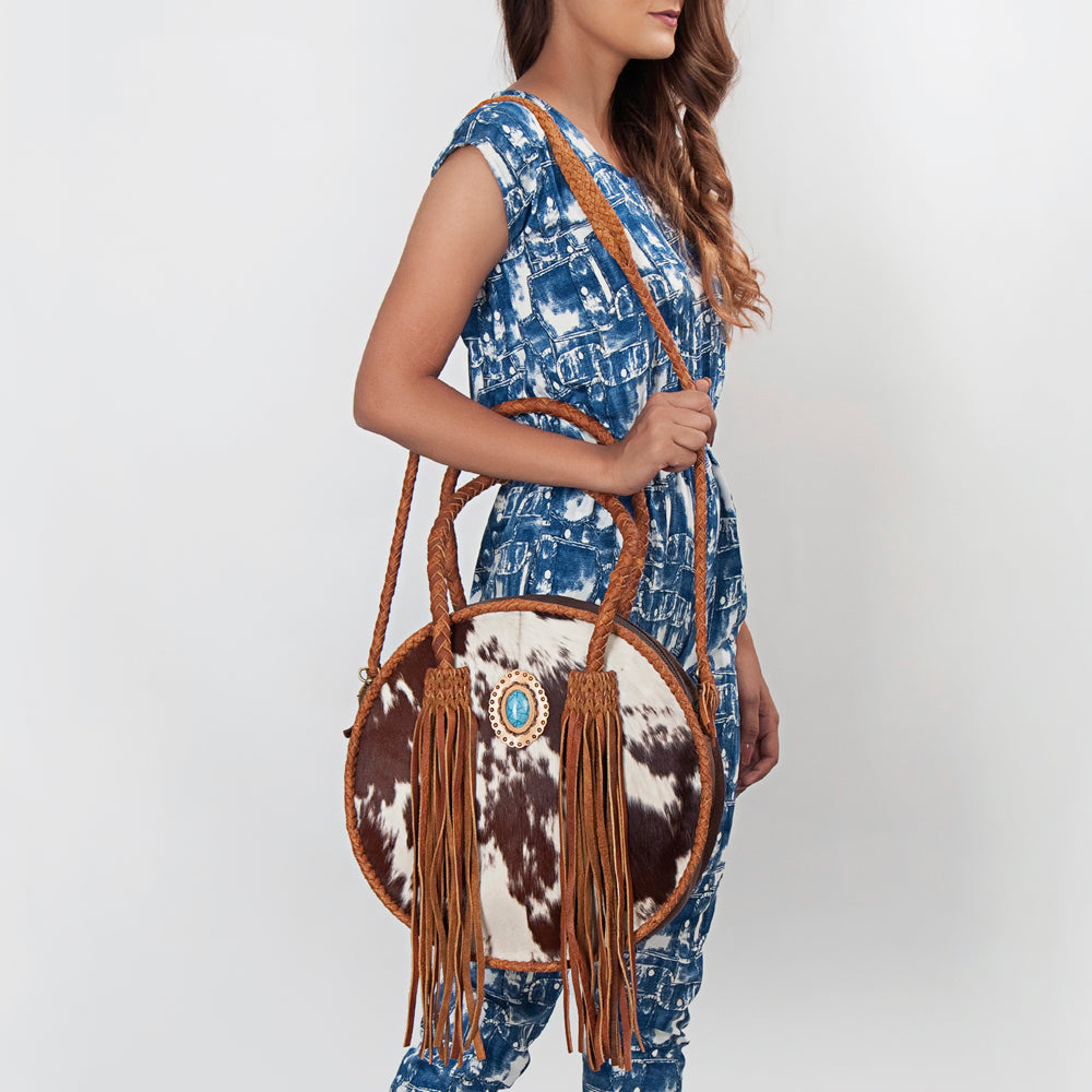 American Darling Hair-On Genuine Leather Tote