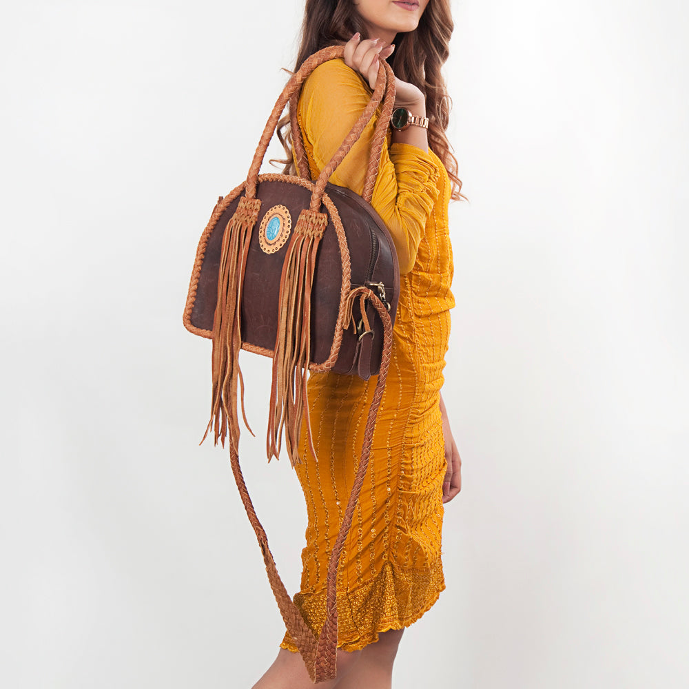American Darling Hair-On Genuine Leather Tote