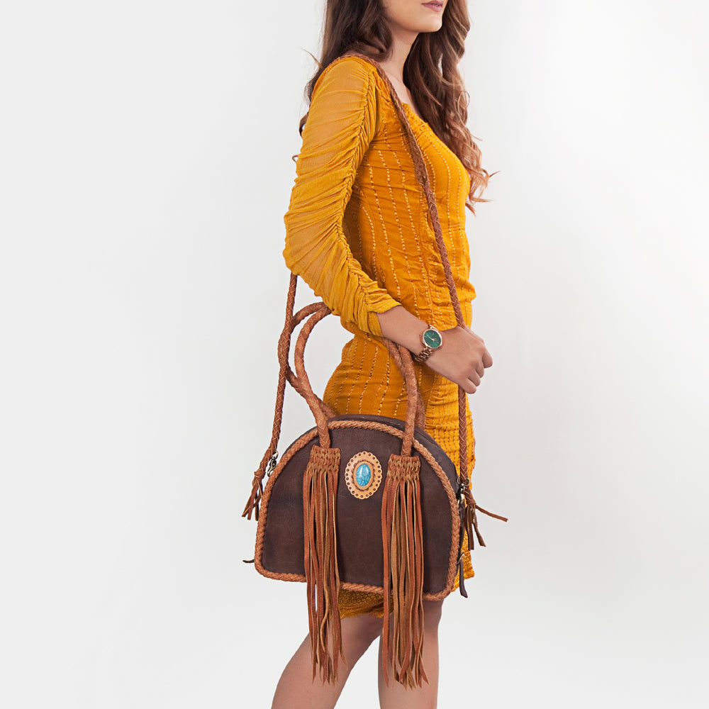 American Darling Hair-On Genuine Leather Tote