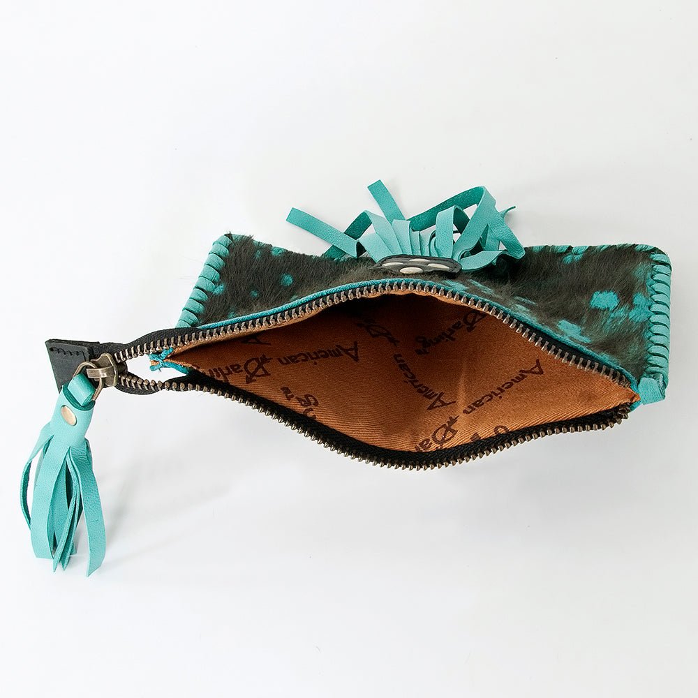 American Darling Hair-On Genuine Leather Coin Purse