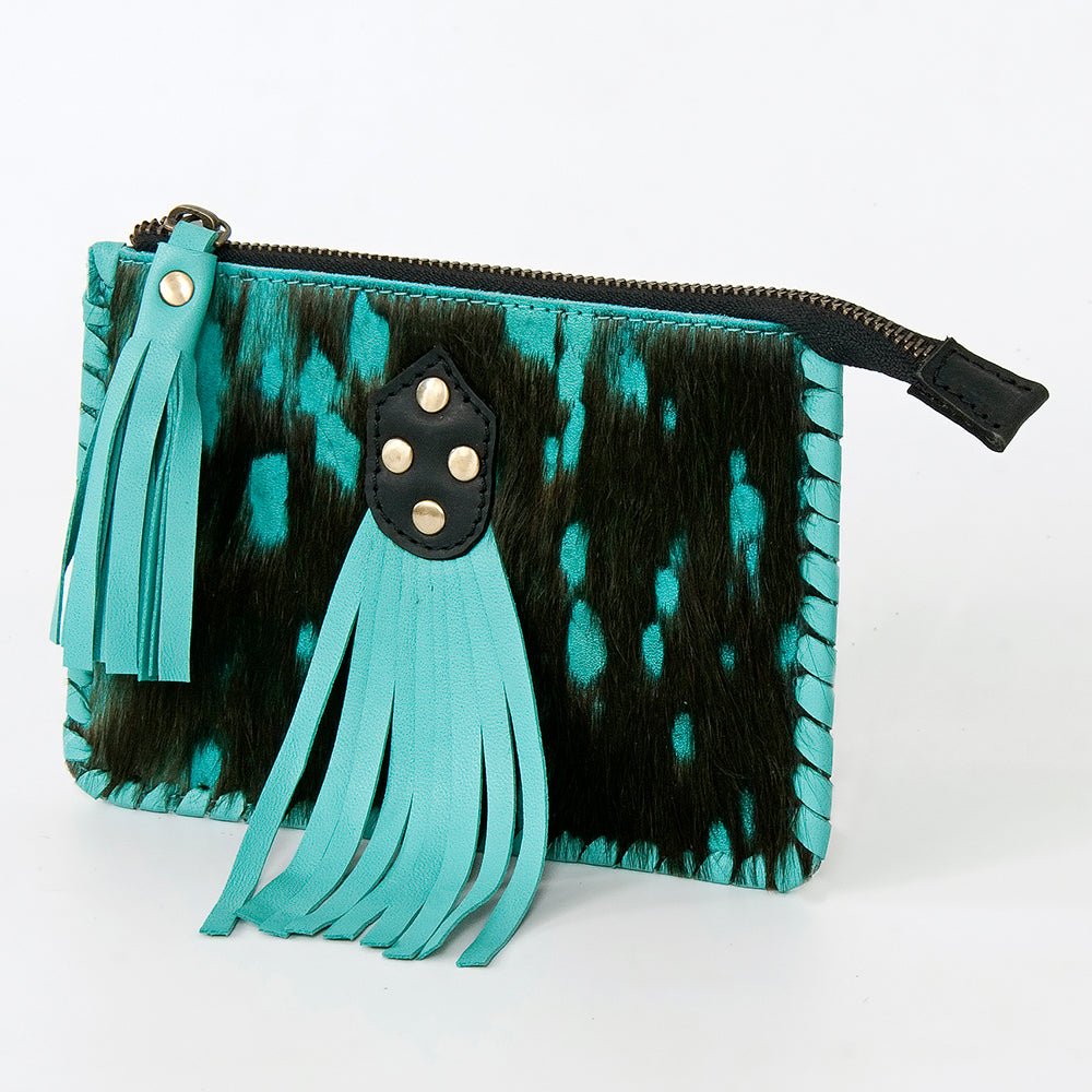 American Darling Hair-On Genuine Leather Coin Purse