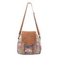 Ohlay Backpack Upcycled Canvas Genuine Leather