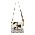 Ohlay Crossbody Upcycled Wool Upcycled Canvas Hair-On Genuine Leather