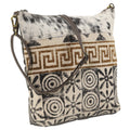 Ohlay Crossbody Upcycled Wool Upcycled Canvas Hair-On Genuine Leather