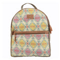 Ohlay Backpack Upcycled Canvas Genuine Leather
