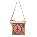Ohlay Crossbody Upcycled Wool Upcycled Canvas Hair-On Genuine Leather