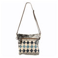 Ohlay Crossbody Upcycled Wool Upcycled Canvas Hair-On Genuine Leather