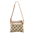 Ohlay Crossbody Upcycled Wool Upcycled Canvas Hair-On Genuine Leather
