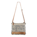 OHLAY Crossbody Bag - Repurposed Wool Canvas and Hair-On Leather