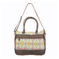 Ohlay Tote Upcycled Wool Upcycled Canvas Genuine Leather