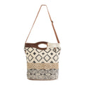 Ohlay Crossbody Upcycled Wool Upcycled Canvas Hair-On Genuine Leather